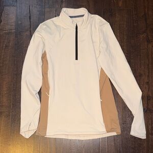 Baleaf Kids Long Sleeve Shirt - White and Tan